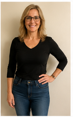 Portrait placeholder for Angela F., 49 — replace with member photo, 400×400px